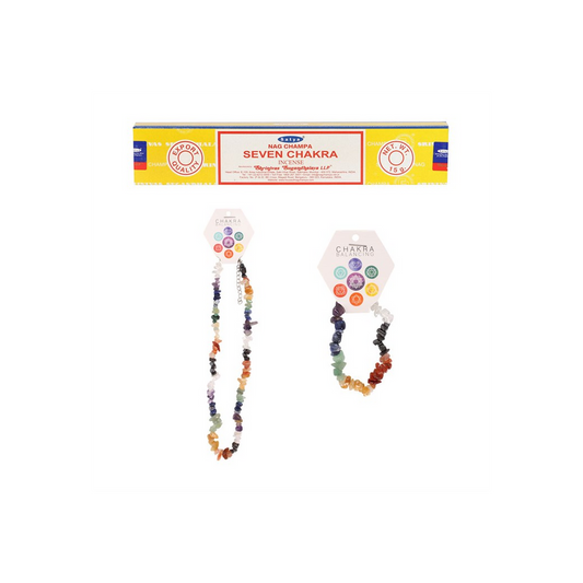 Chakra Crystal Chip Jewellery Gift Set