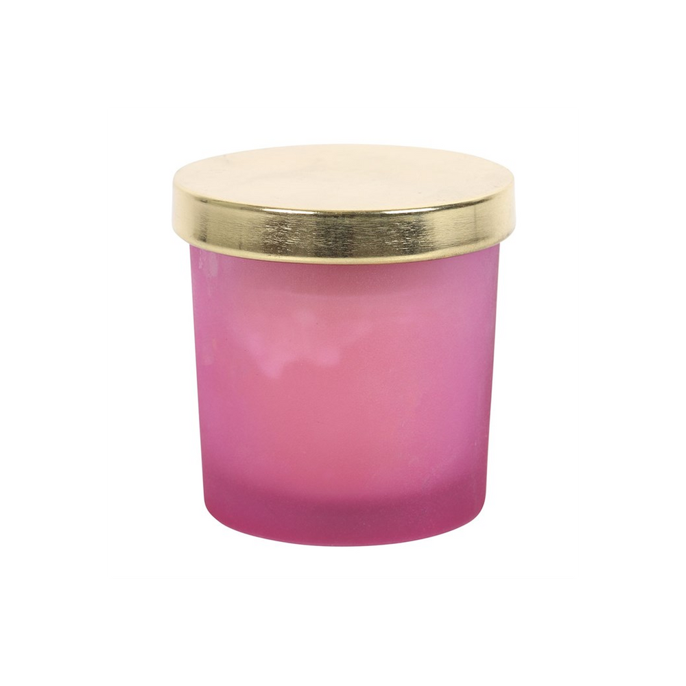 Crown Chakra Blackberry Crystal Chip Candle