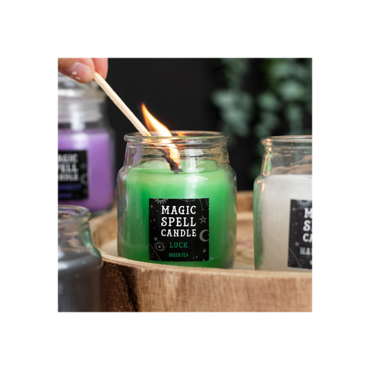 Green Tea 'Luck' Spell Candle Jar