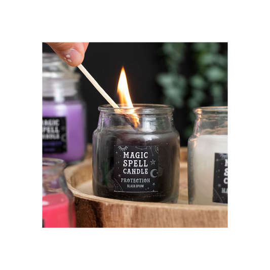 Opium 'Protection' Spell Candle Jar