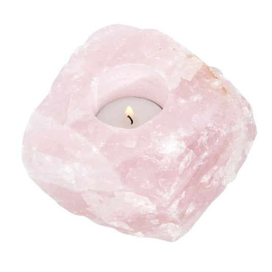 Rose Quartz Tealight Holder